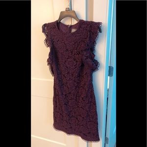 Vince Camuto Lace Flutter-Sleeve Sheath